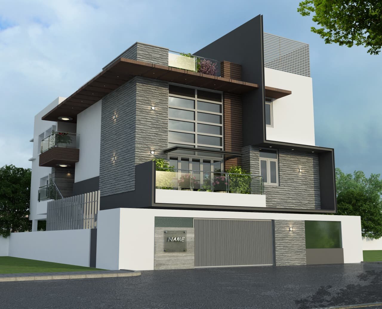 Luxury elevation design
